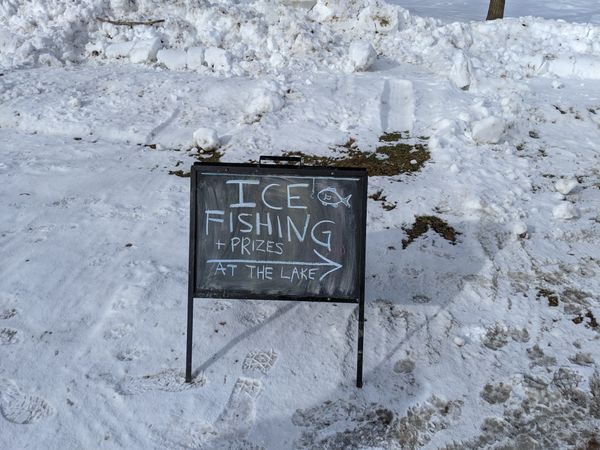 ice fishing