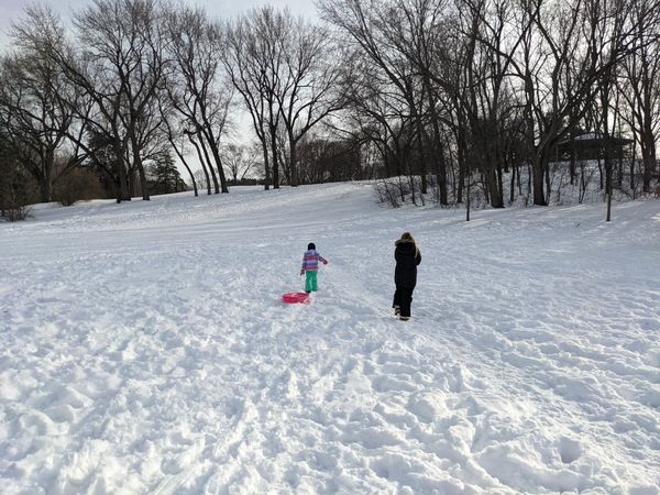 sledding