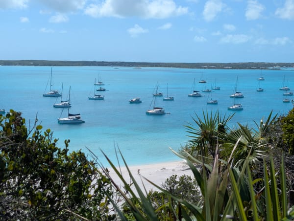 leaving george town, bahamas